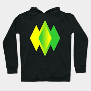 Yellow-Green Diamonds Hoodie